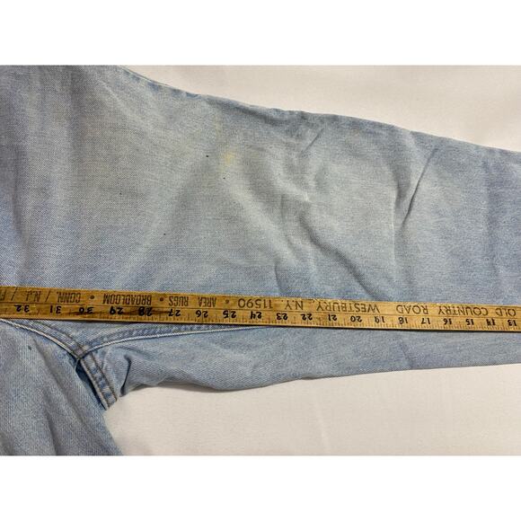 Empyre Skate Jeans 33 Relax Loose Fit Light Wash Denim Baggy 90s Streetwear - Picture 7 of 13